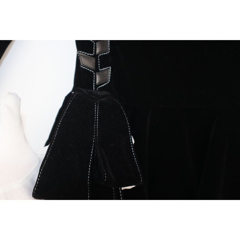 NWT Delusion Anime Black Nier Automata Lolita Dress M Velvet Cosplay Whimsygoth - Picture 10 of 15